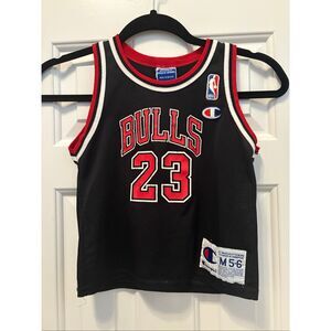 VTG Michael Jordan Chicago Bulls Jersey Champion Kids 5-6 NBA